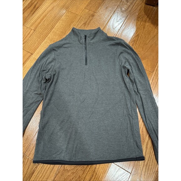 Threads 4 Thought Quarter Zip Pullover Women's XS Gray Athletic Minimalist Cozy - Picture 3 of 6